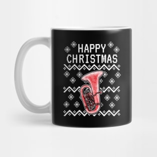 Tuba Ugly Christmas Tubaist Brass Musician Mug